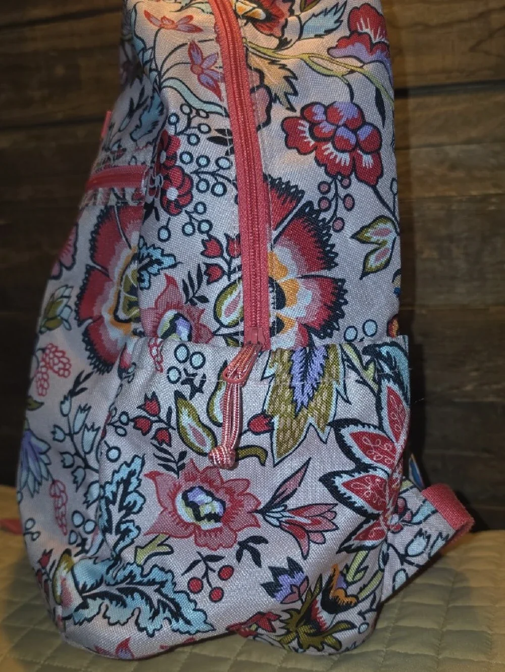 Vera Bradley Floral Print Backpack - Pink, Purple, Yellow